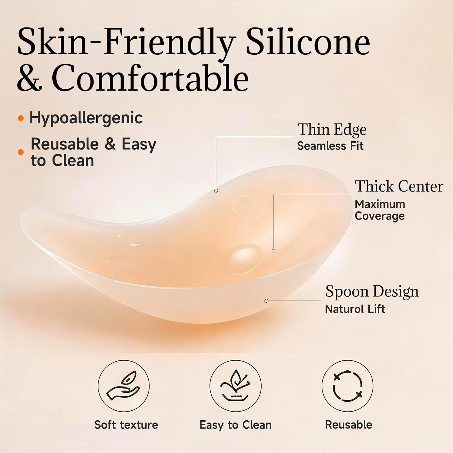 Silicone Nipple Covers Adhesiv - Push Up Bra Silicone recension och pris